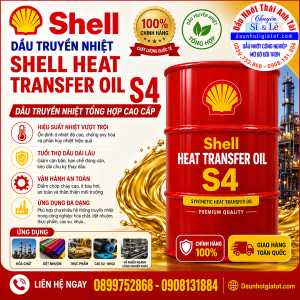 Dầu truyền nhiệt Shell Heat Transfer Oil S4 X